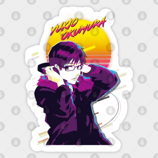 Yukio Okumura - Ao no Exorcist (Blue Exorcist) Sticker by 80sRetro